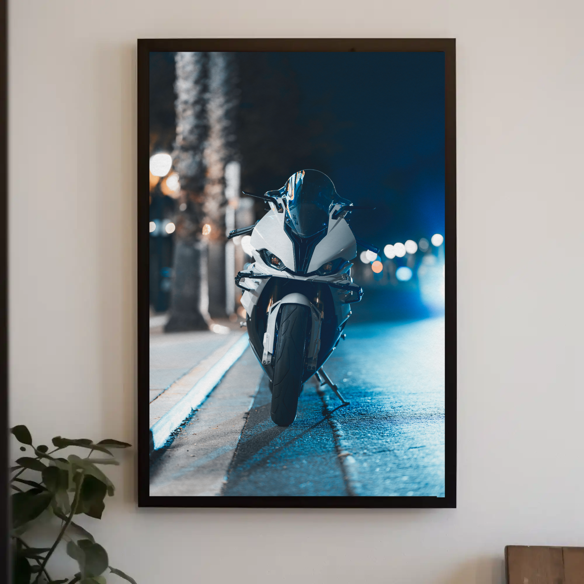 BMW S1000RR Motorcycle Poster #031 - Throttle Designs