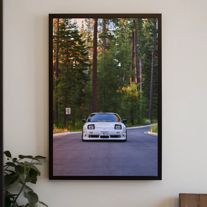 Nissan 240sx S13 Type-X Automotive Car Poster #001 - Throttle Designs