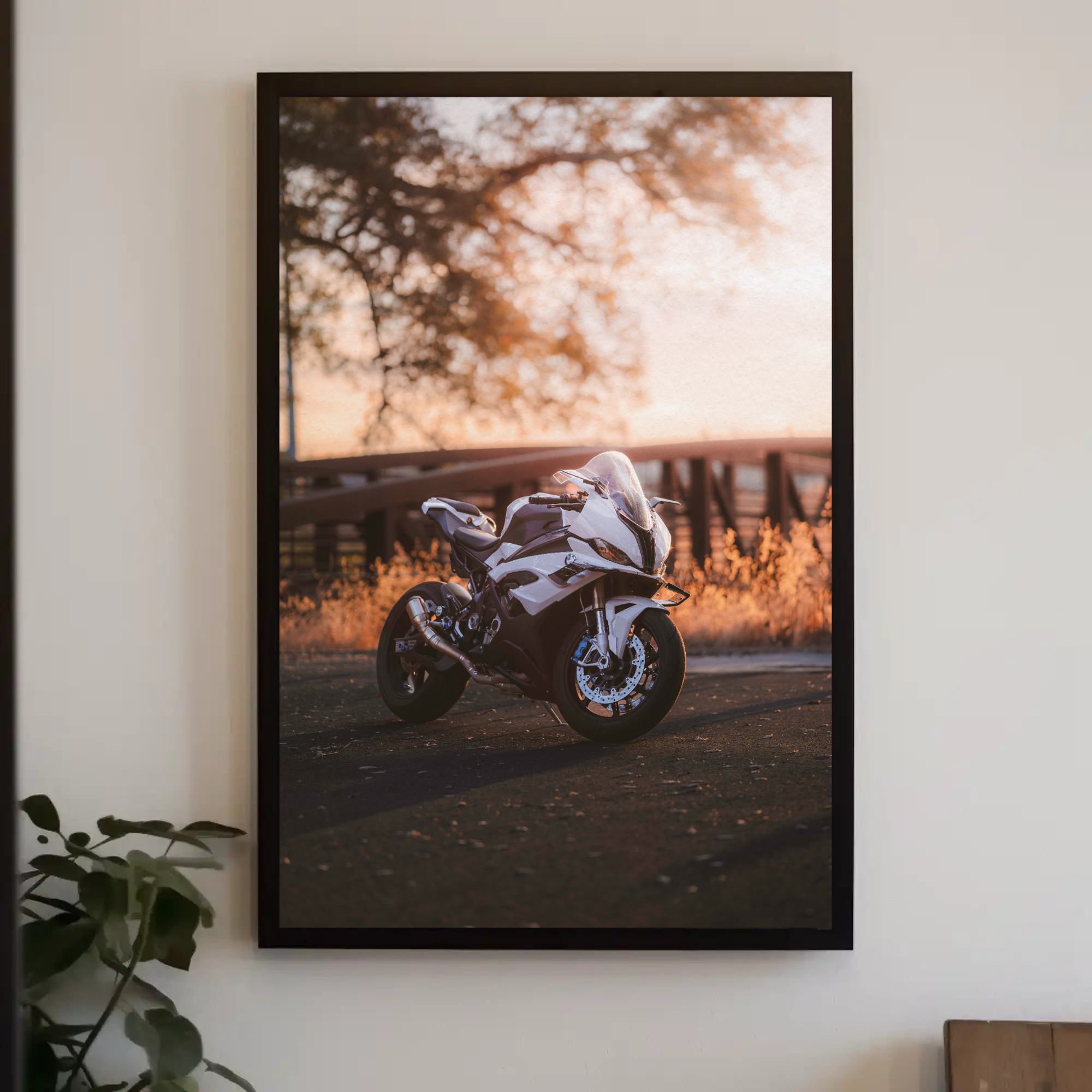 BMW S1000RR Motorcycle Poster #006 - Throttle Designs