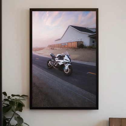 BMW S1000RR Motorcycle Poster #007 - Throttle Designs