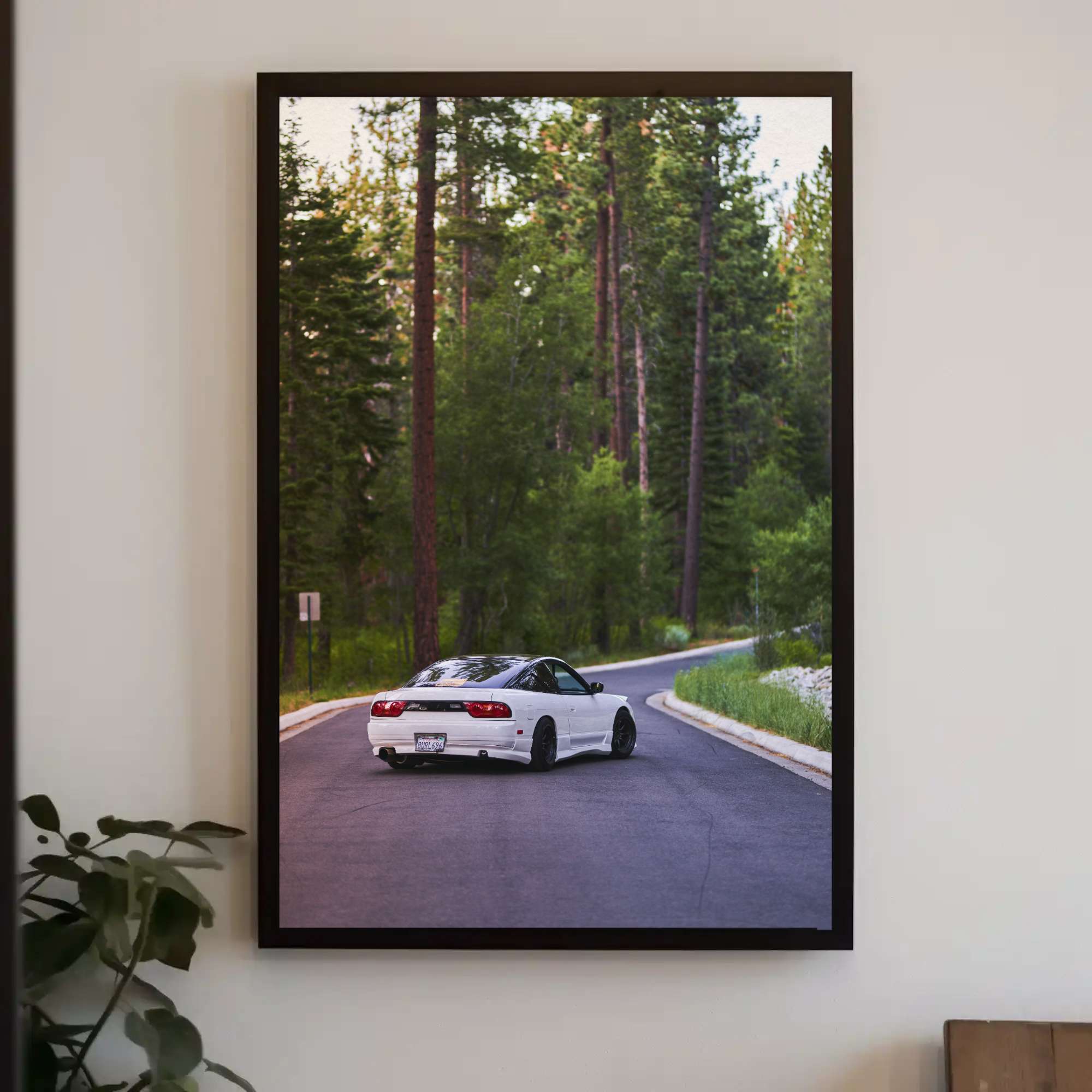 Nissan 240sx S13 Type-X Automotive Car Poster #002 - Throttle Designs