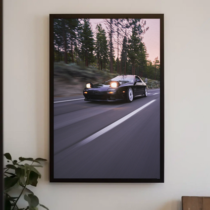 Mazda FC RX7 JDM Automotive Car Poster #001 - Throttle Designs