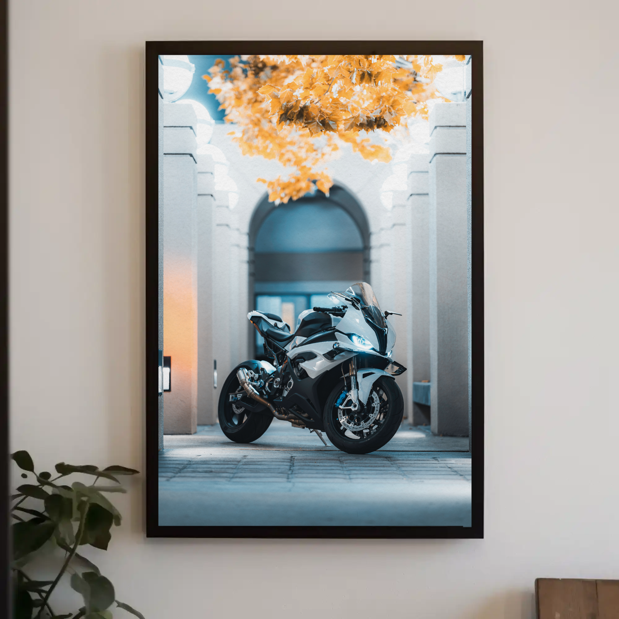 BMW S1000RR Motorcycle Poster #044 - Throttle Designs