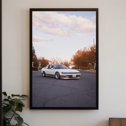 Nissan 240sx S13 Silvia Automotive Car Poster #002 - Throttle Designs