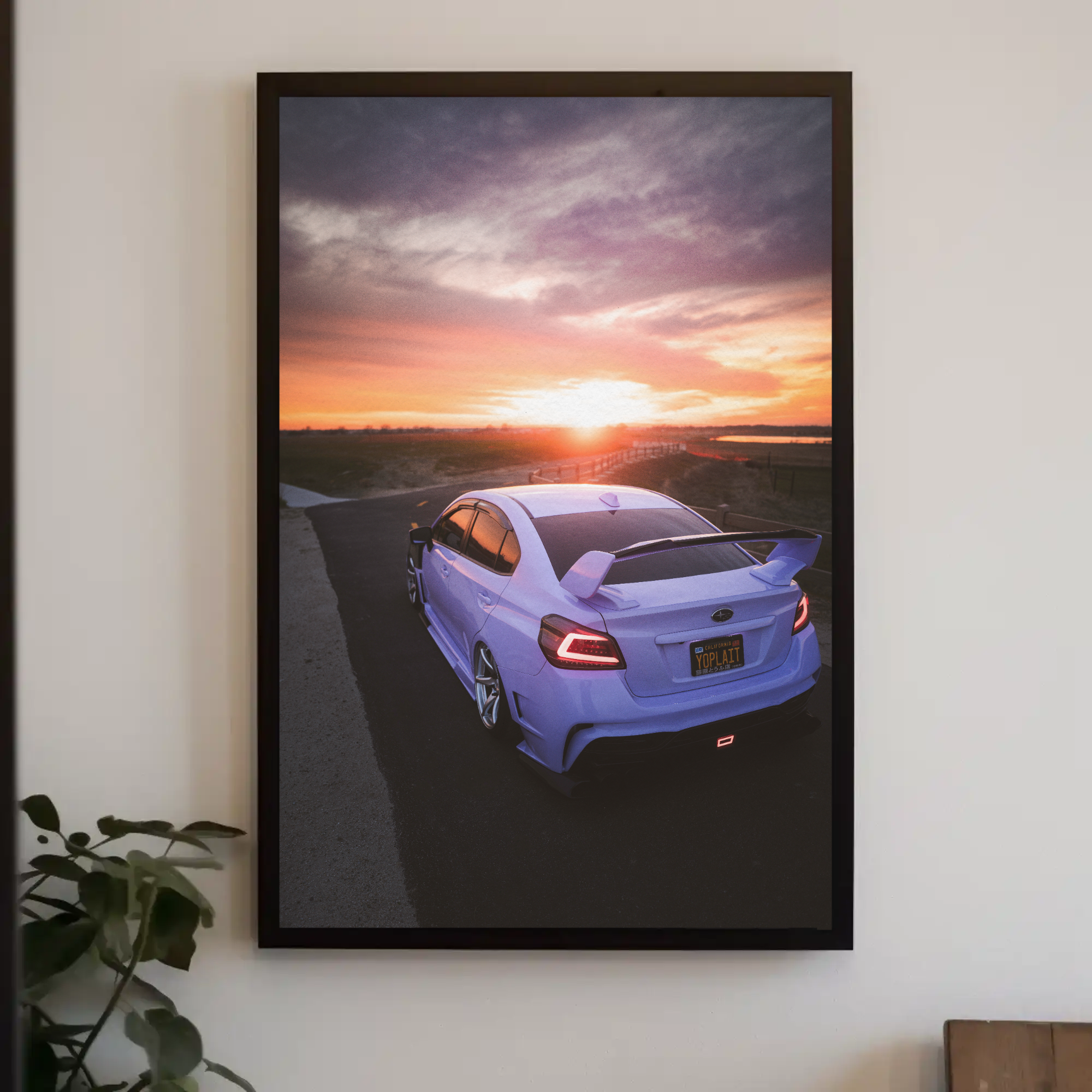 Subaru WRX Automotive Car Poster #021 - Throttle Designs