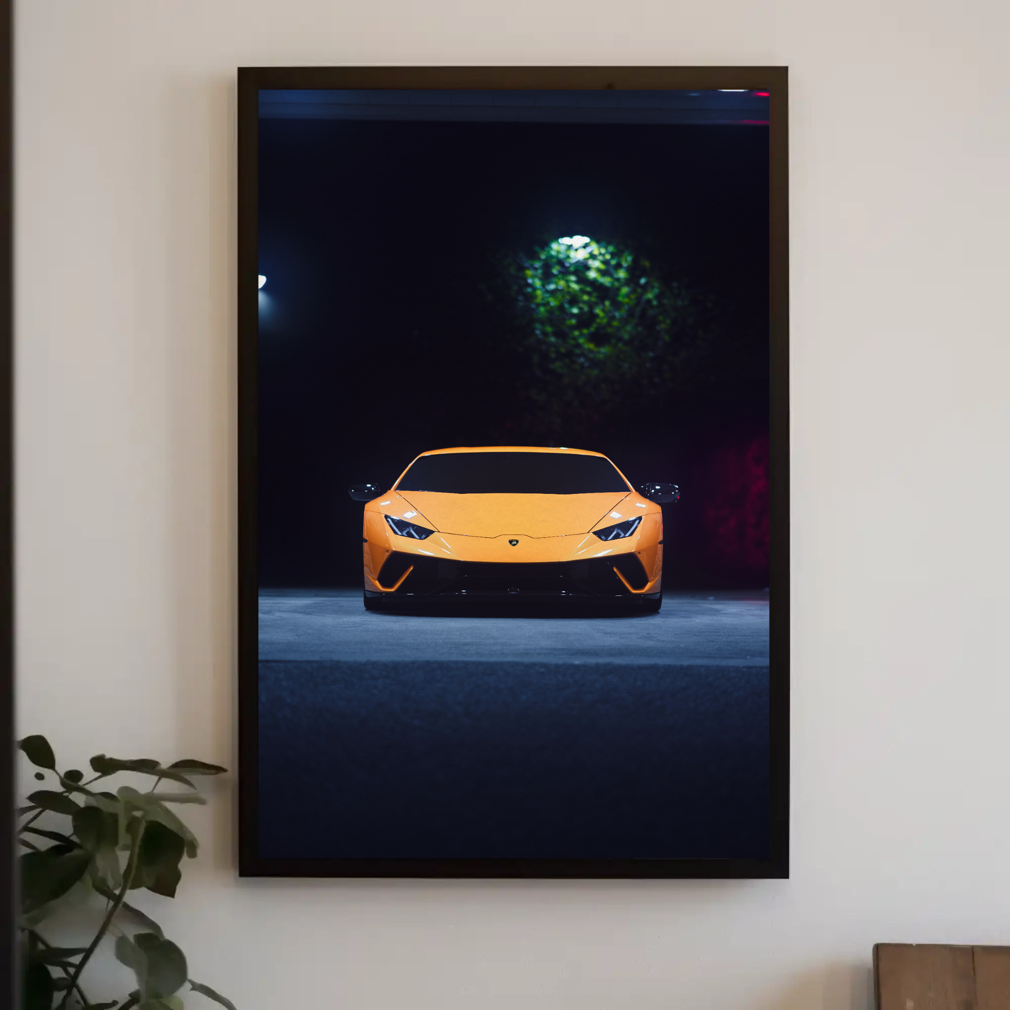 Lamborghini Huracan Automotive Car Poster #029 - Throttle Designs