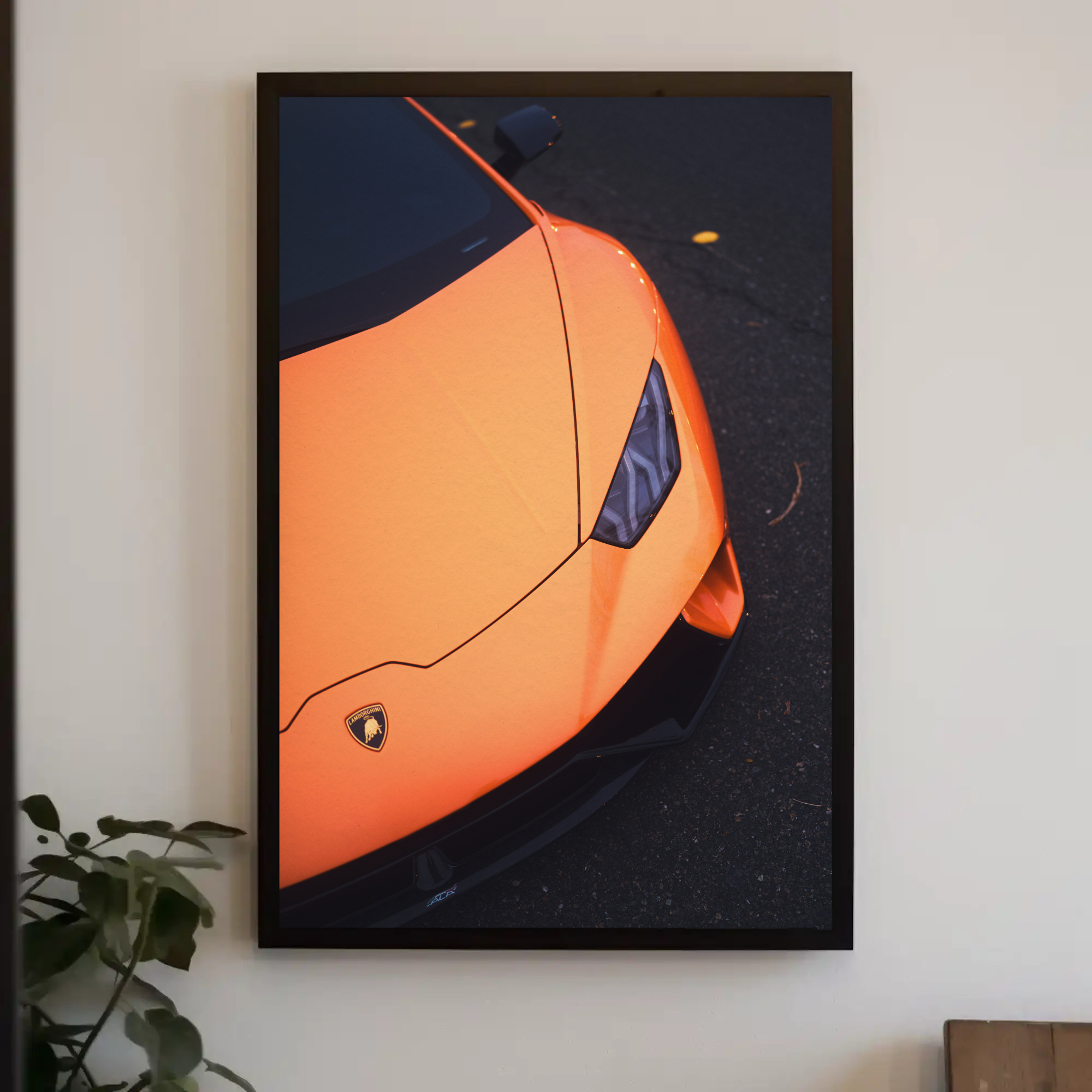 Lamborghini Huracan Automotive Car Poster #041 - Throttle Designs