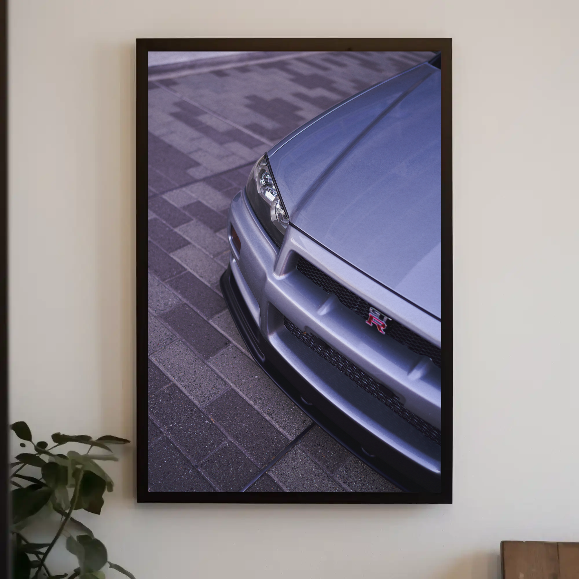 Nissan GTR R34 Skyline Automotive Car Poster #004 - Throttle Designs