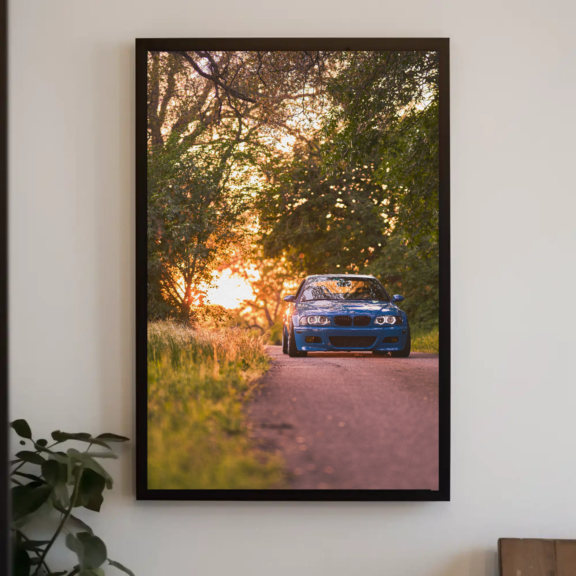 BMW E46 M3 Automotive Car Poster #004 - Throttle Designs