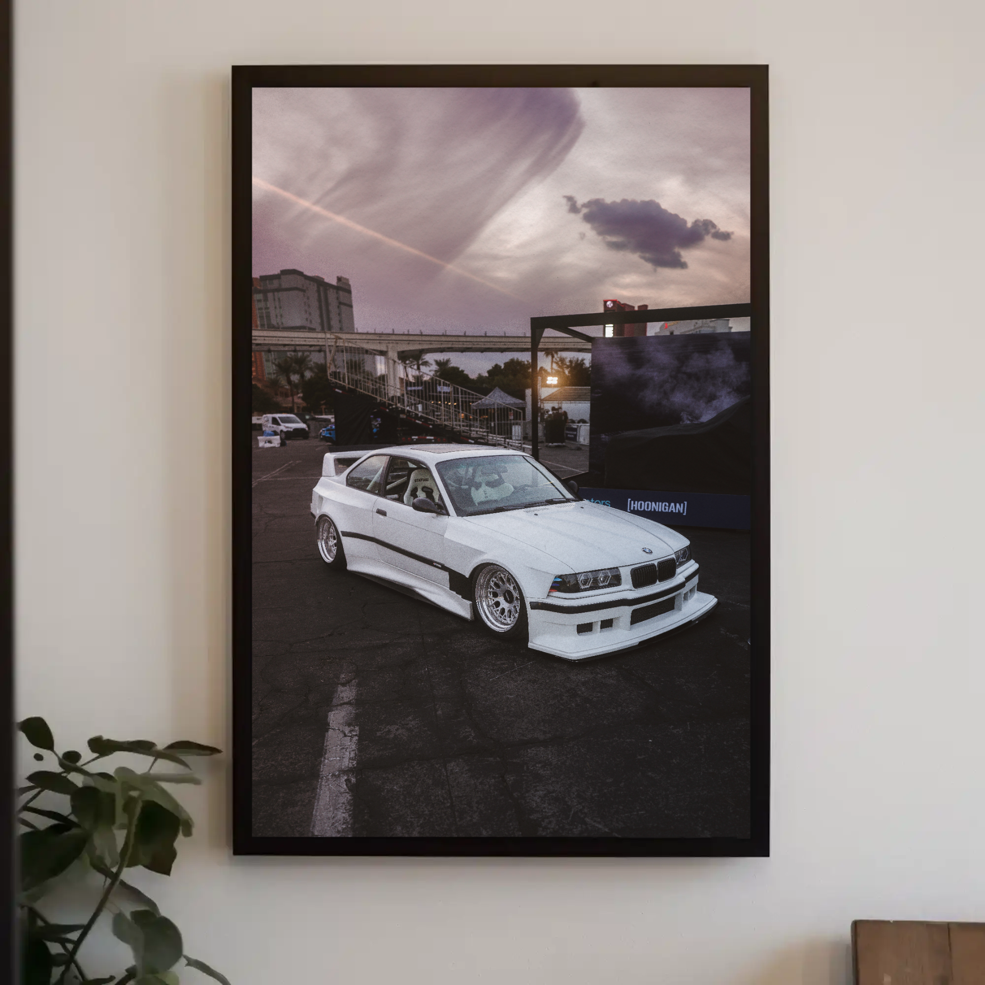 BMW E36 M3 Automotive Car Poster #004 - Throttle Designs