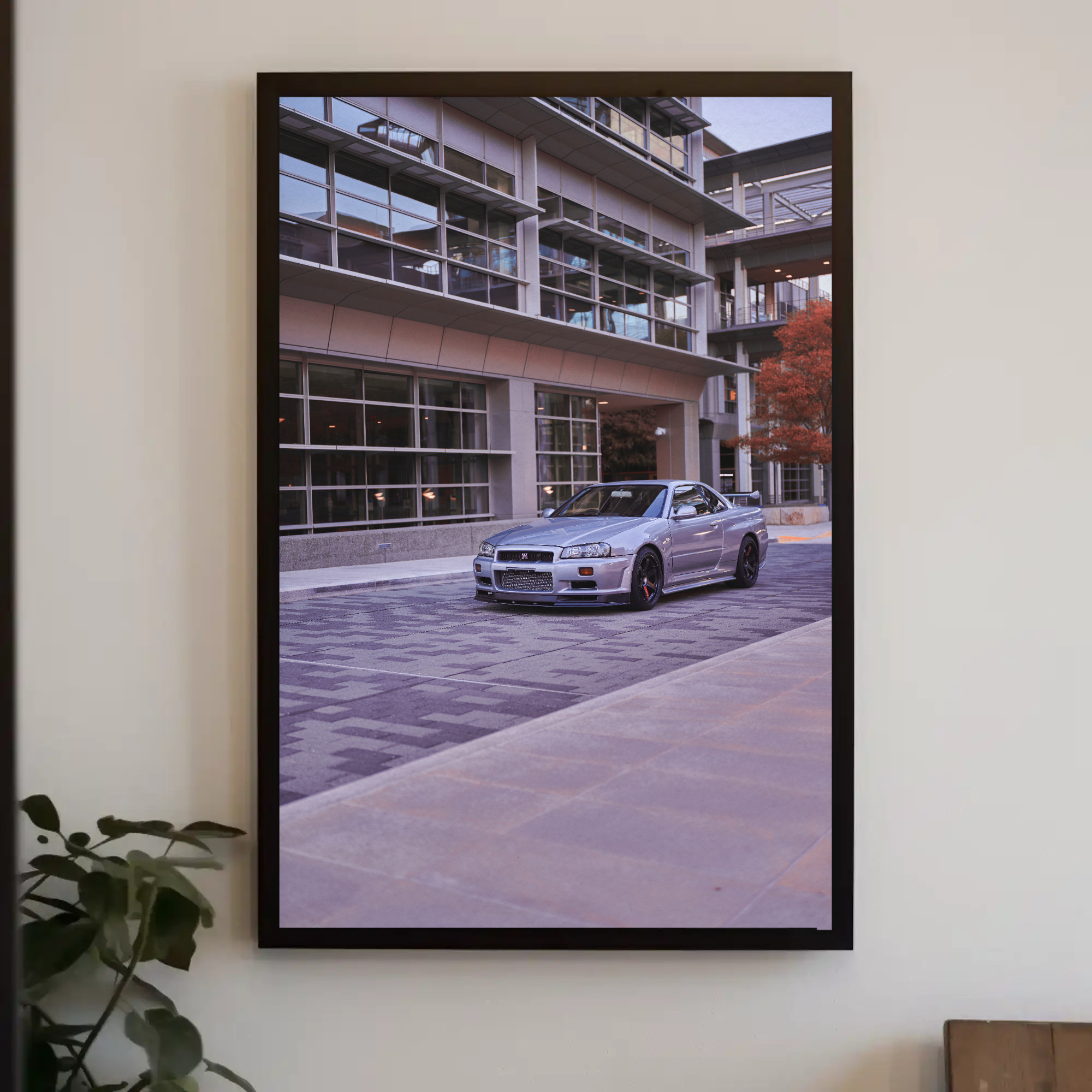 Nissan GTR R34 Skyline Automotive Car Poster #003 - Throttle Designs