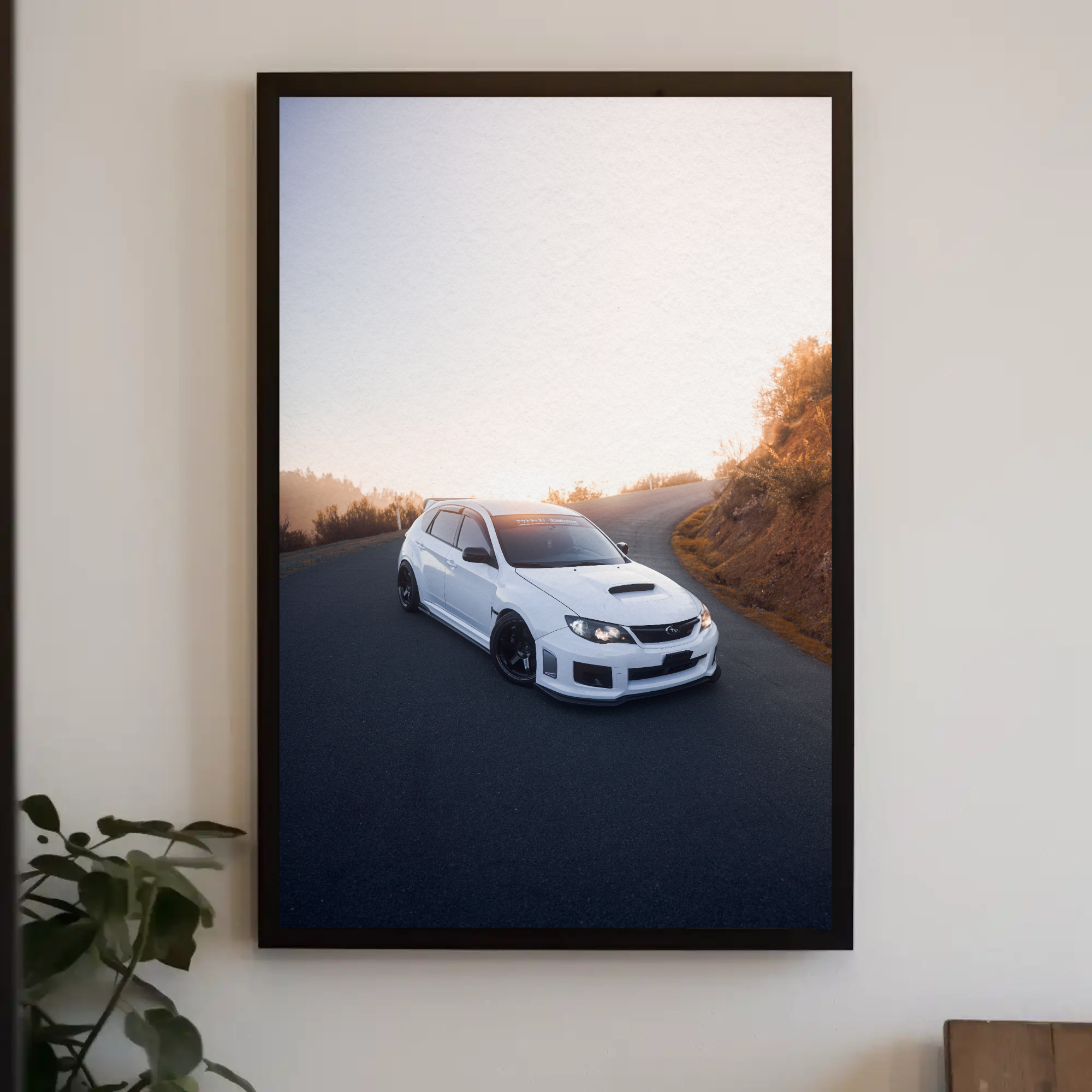 Subaru WRX STI Automotive Car Poster #003 - Throttle Designs