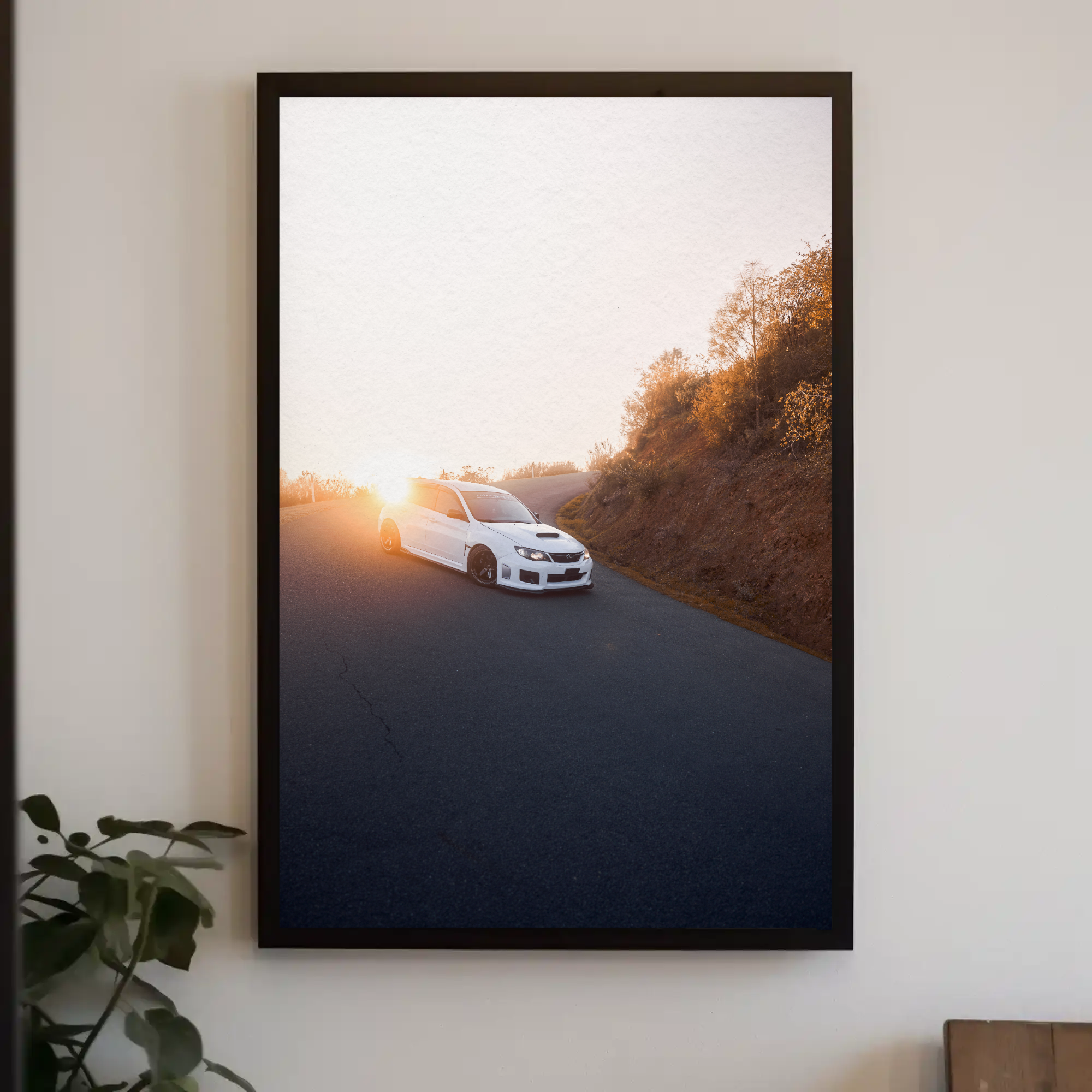 Subaru WRX STI Automotive Car Poster #004 - Throttle Designs