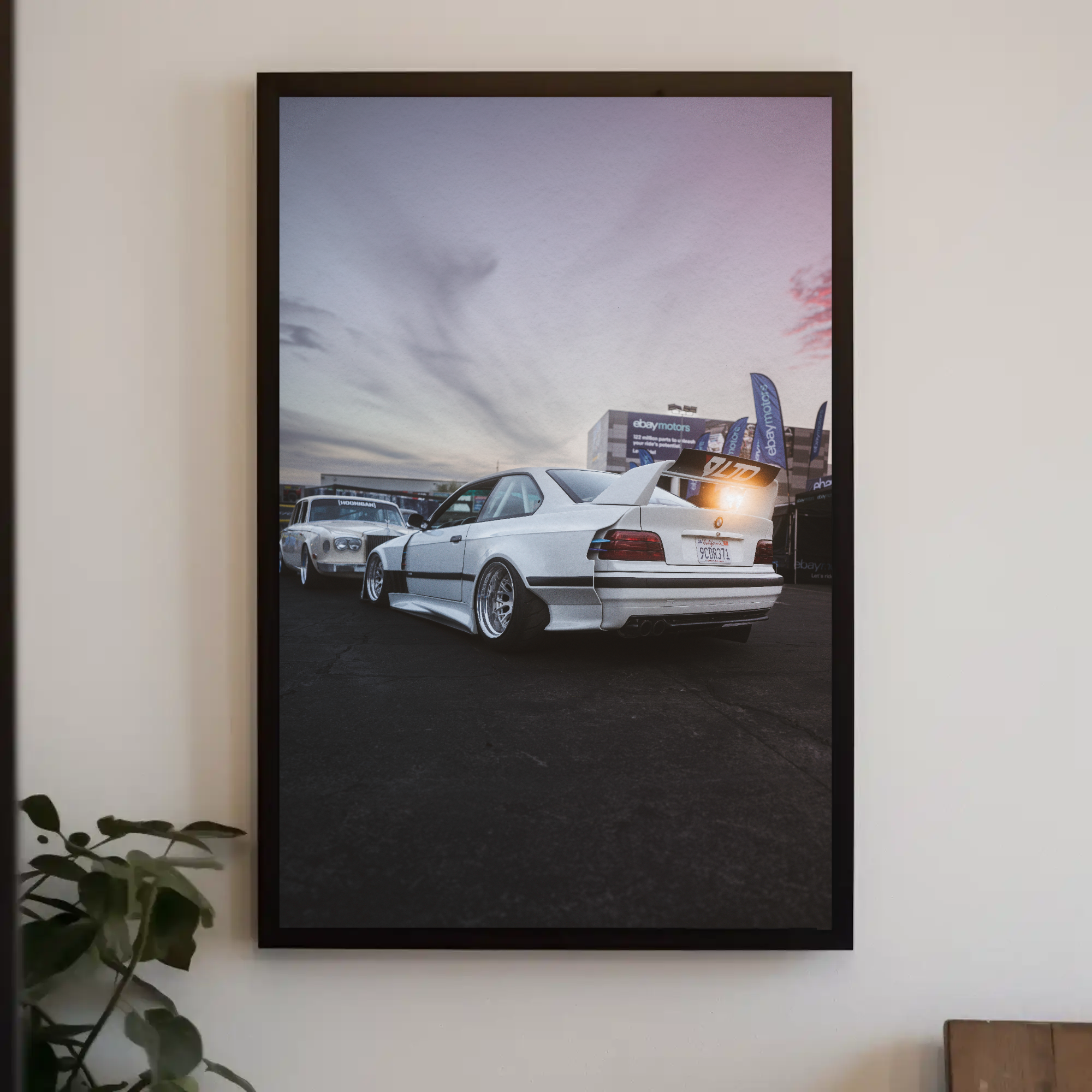 BMW E36 M3 Automotive Car Poster #001 - Throttle Designs