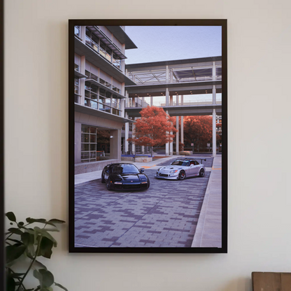 Acura NSX and Honda S2000 Automotive Car Poster #001 - Throttle Designs