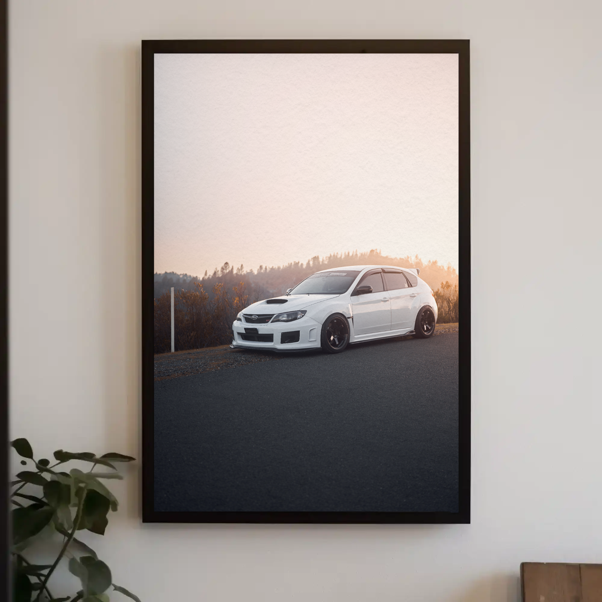 Subaru WRX STI Automotive Car Poster #007 - Throttle Designs