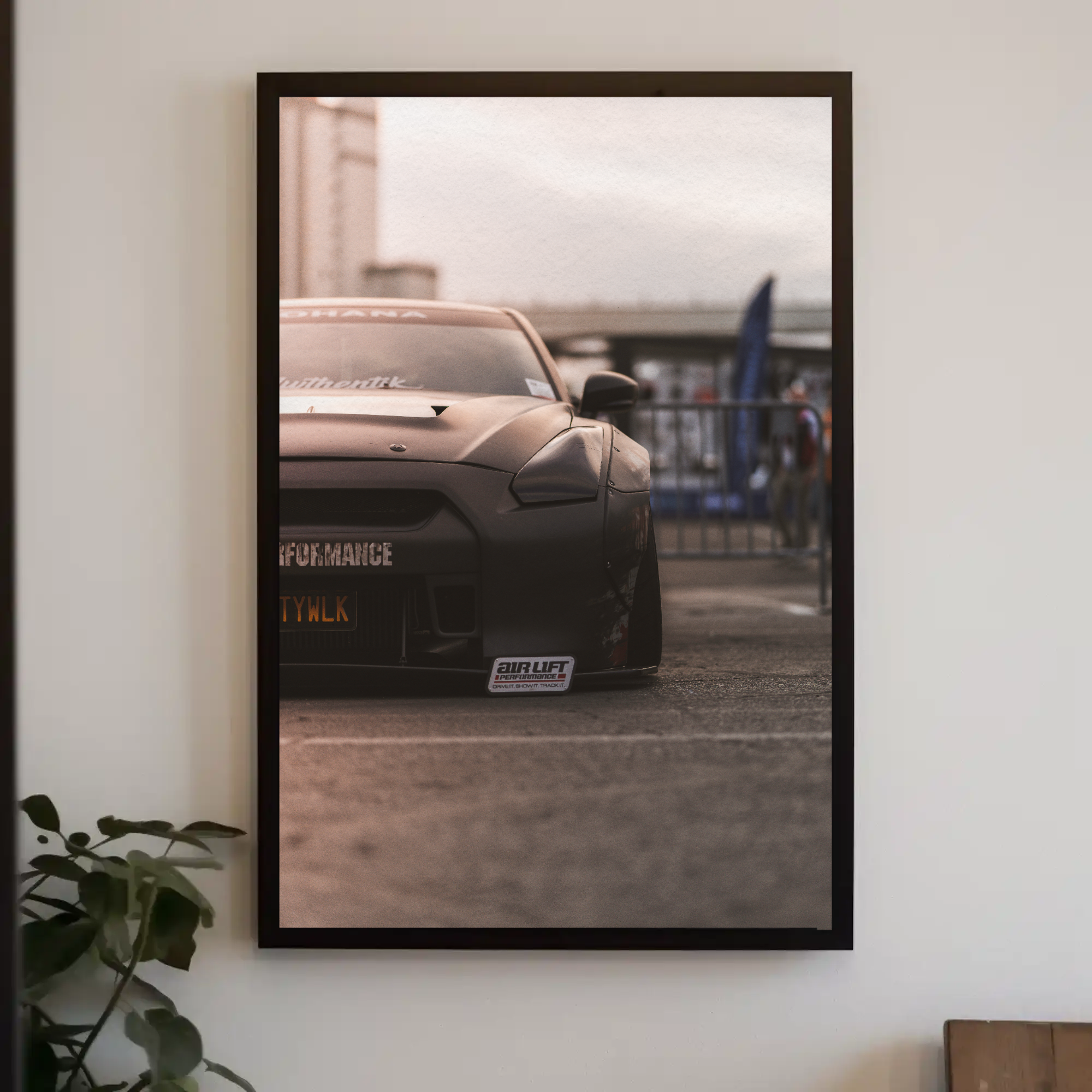 Nissan GTR R35 Automotive Car Poster #014 - Throttle Designs