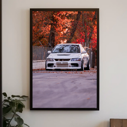 Mitsubishi Evo 8 Automotive Car Poster #006 - Throttle Designs