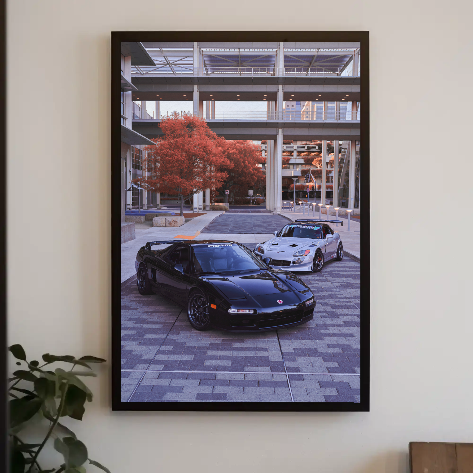 Acura NSX and Honda S2000 Automotive Car Poster #002 - Throttle Designs