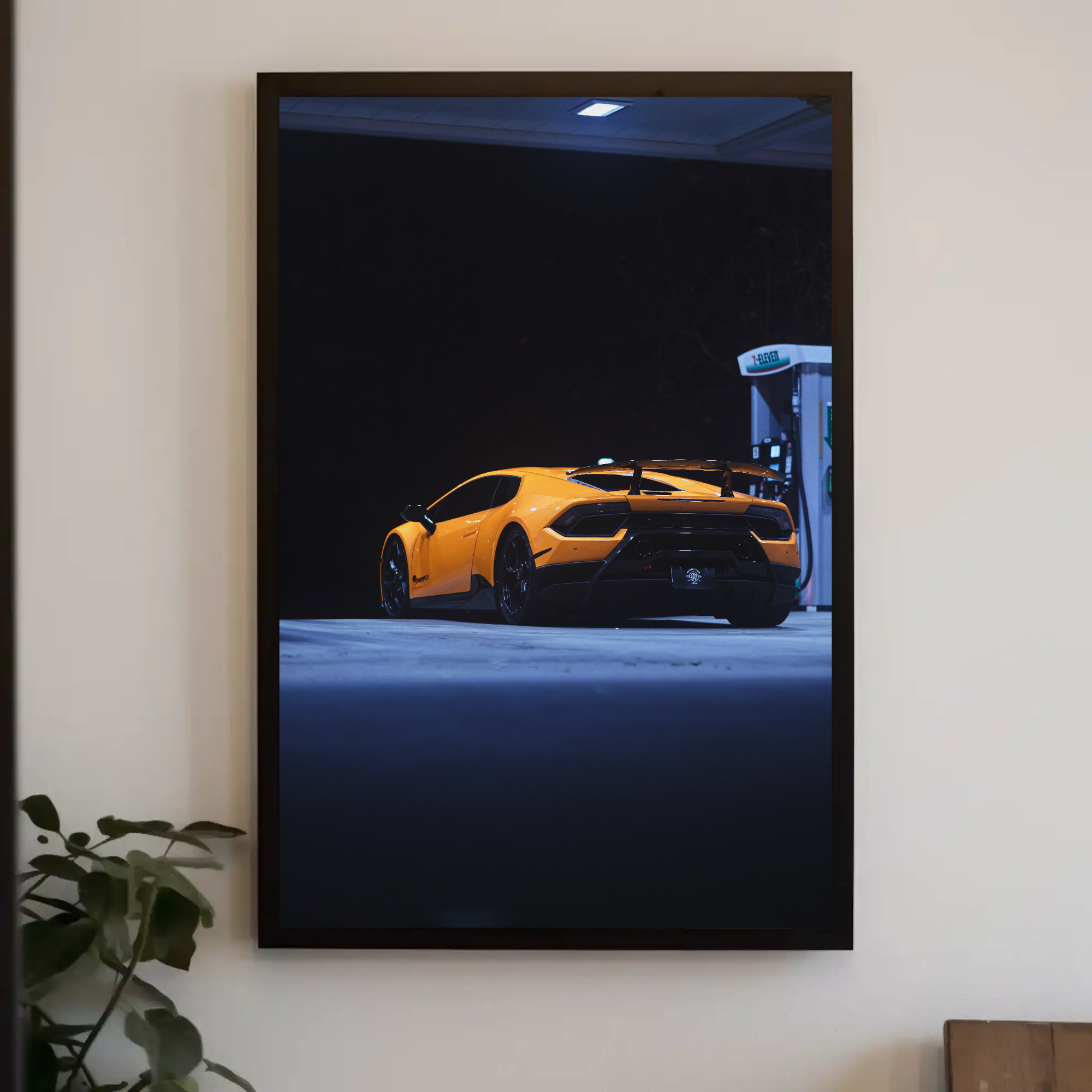 Lamborghini Huracan Automotive Car Poster #024 - Throttle Designs