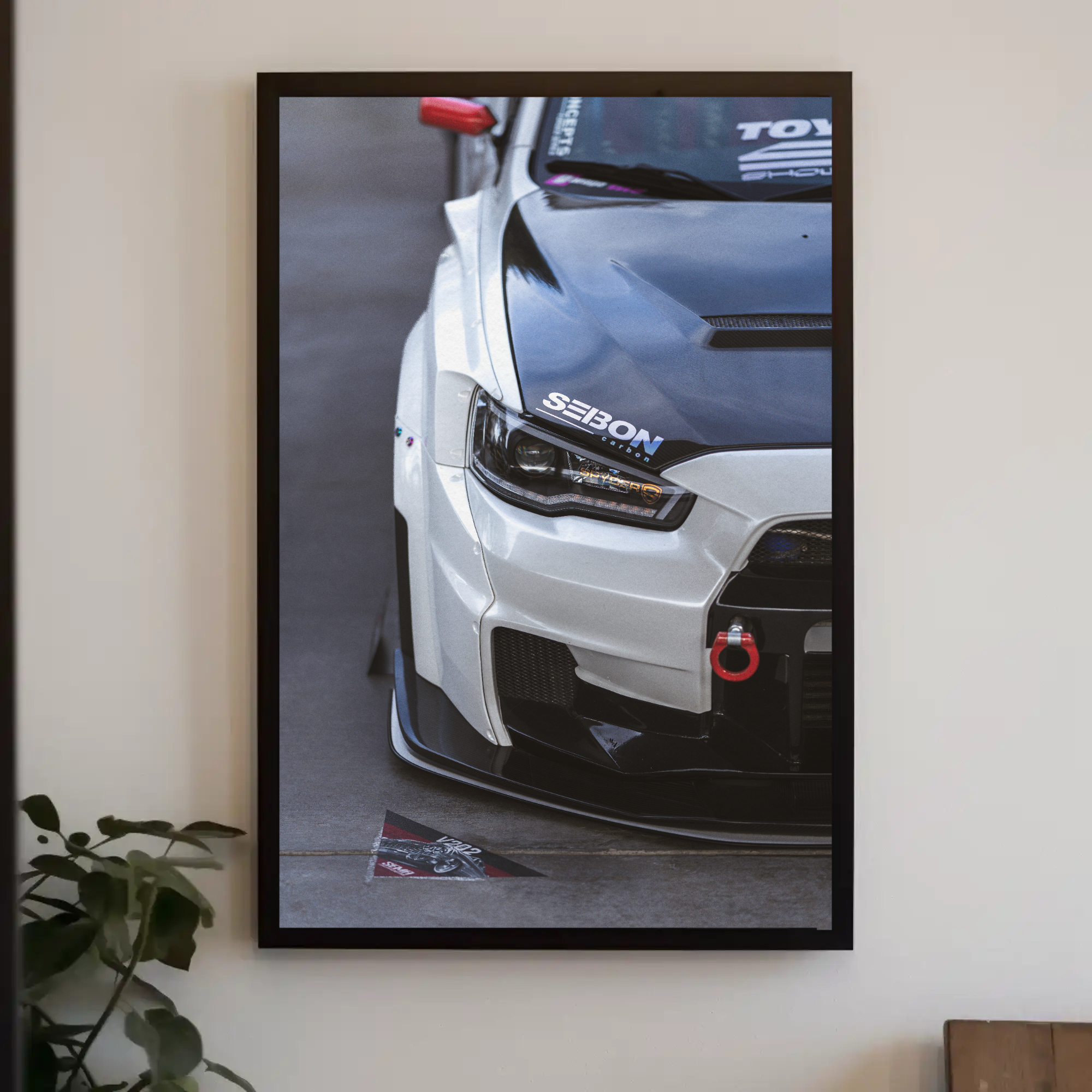 Mitsubishi Evo 10 Automotive Car Poster #003 - Throttle Designs