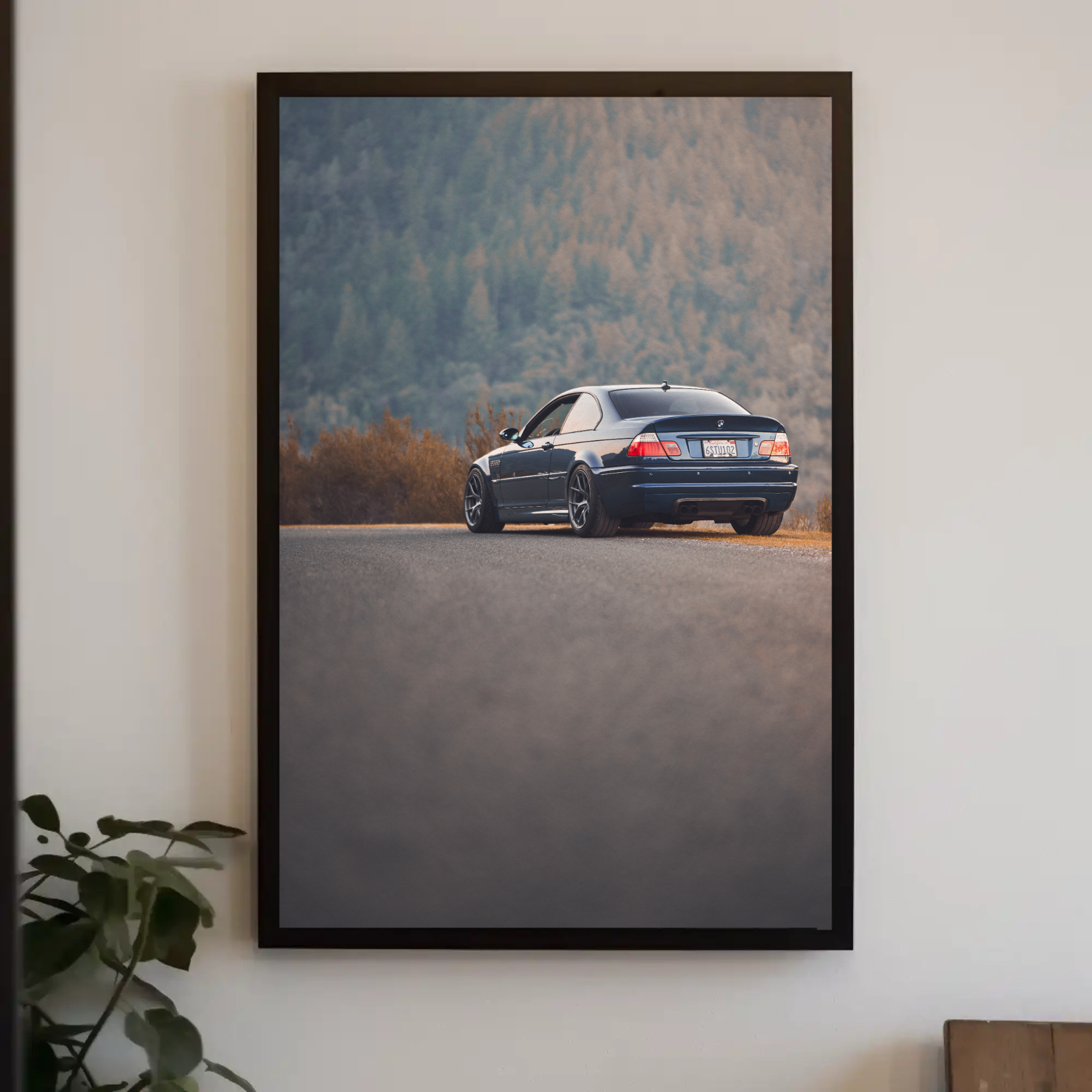 BMW E46 M3 Automotive Car Poster #003 - Throttle Designs