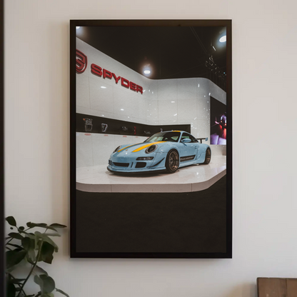 Porsche 911 Carrera 4 Automotive Car Poster #004 - Throttle Designs