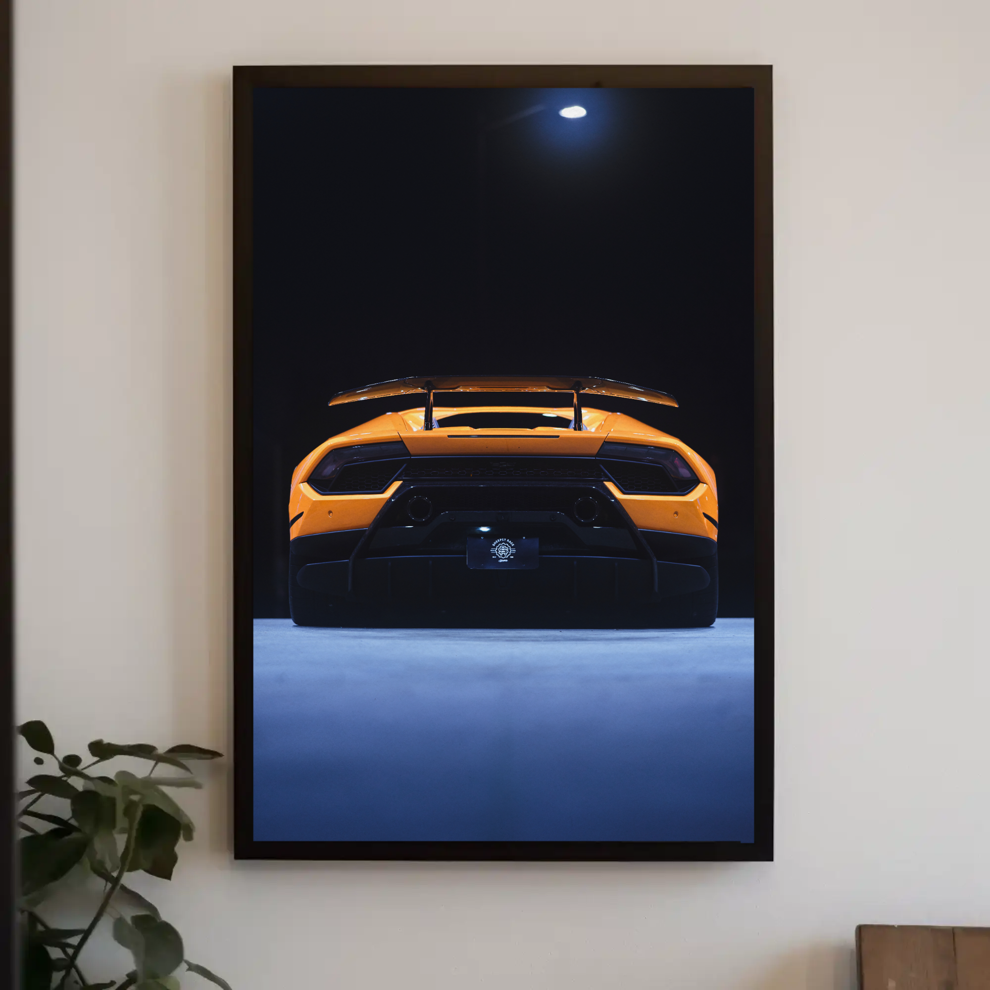 Lamborghini Huracan Automotive Car Poster #025 - Throttle Designs