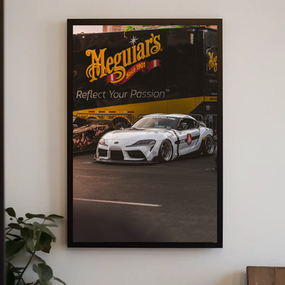 Toyota Supra Mk5 Automotive Car Poster #004 - Throttle Designs