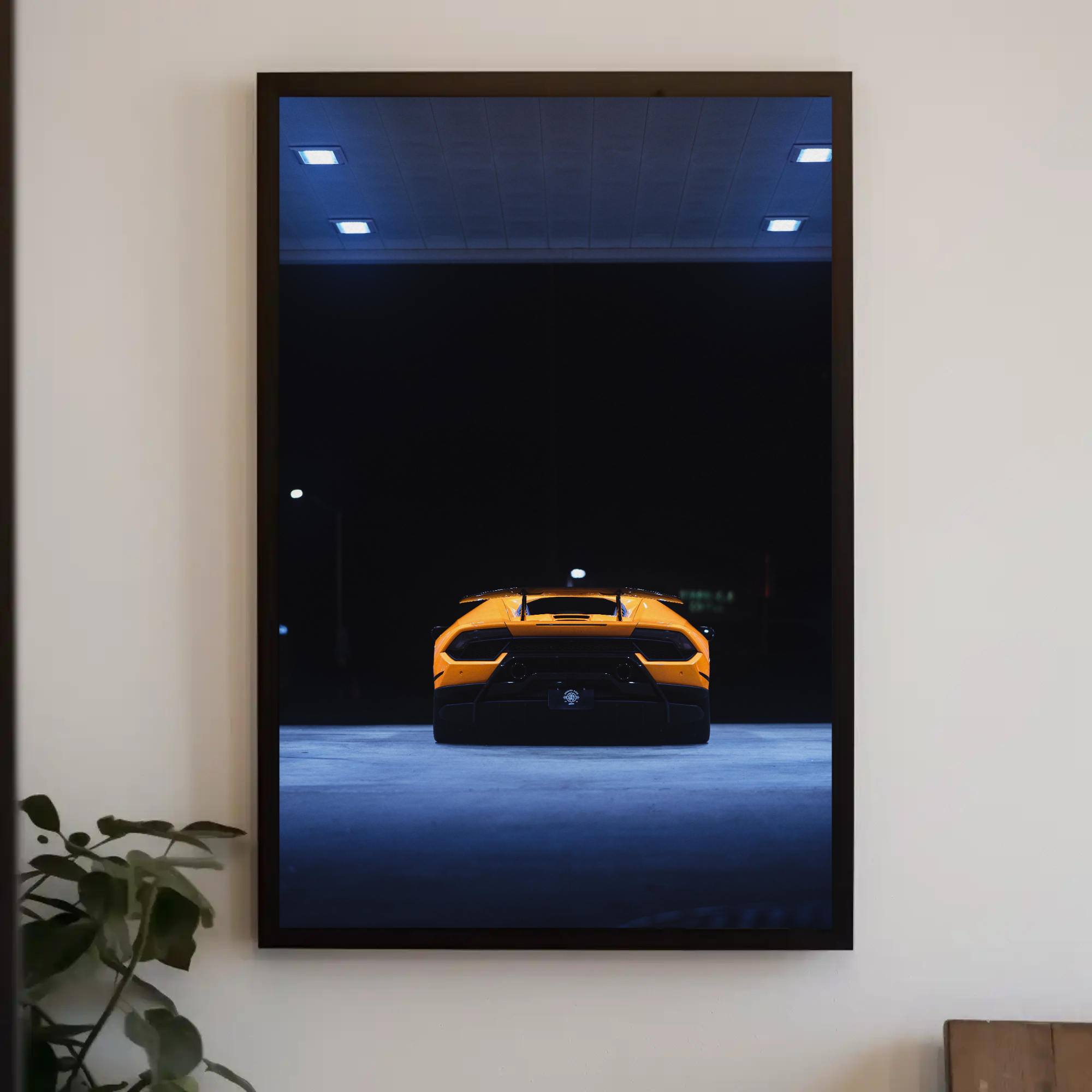 Lamborghini Huracan Automotive Car Poster #026 - Throttle Designs