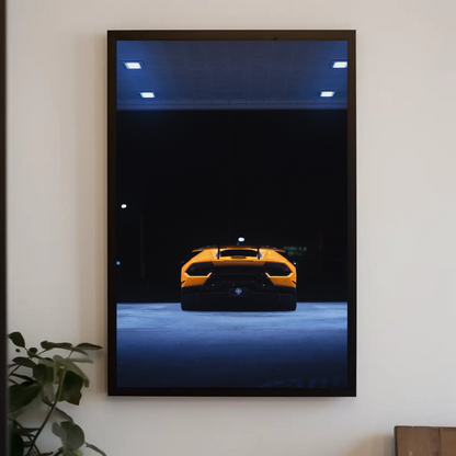 Lamborghini Huracan Automotive Car Poster #026 - Throttle Designs