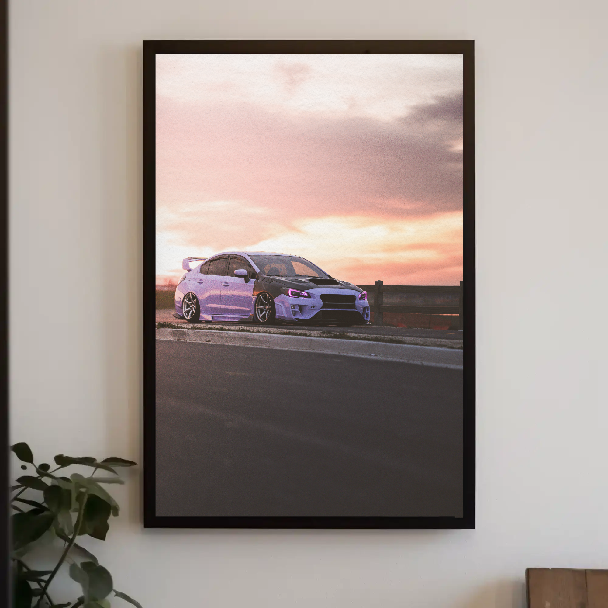 Subaru WRX Automotive Car Poster #018 - Throttle Designs