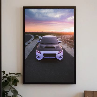 Subaru WRX Automotive Car Poster #020 - Throttle Designs