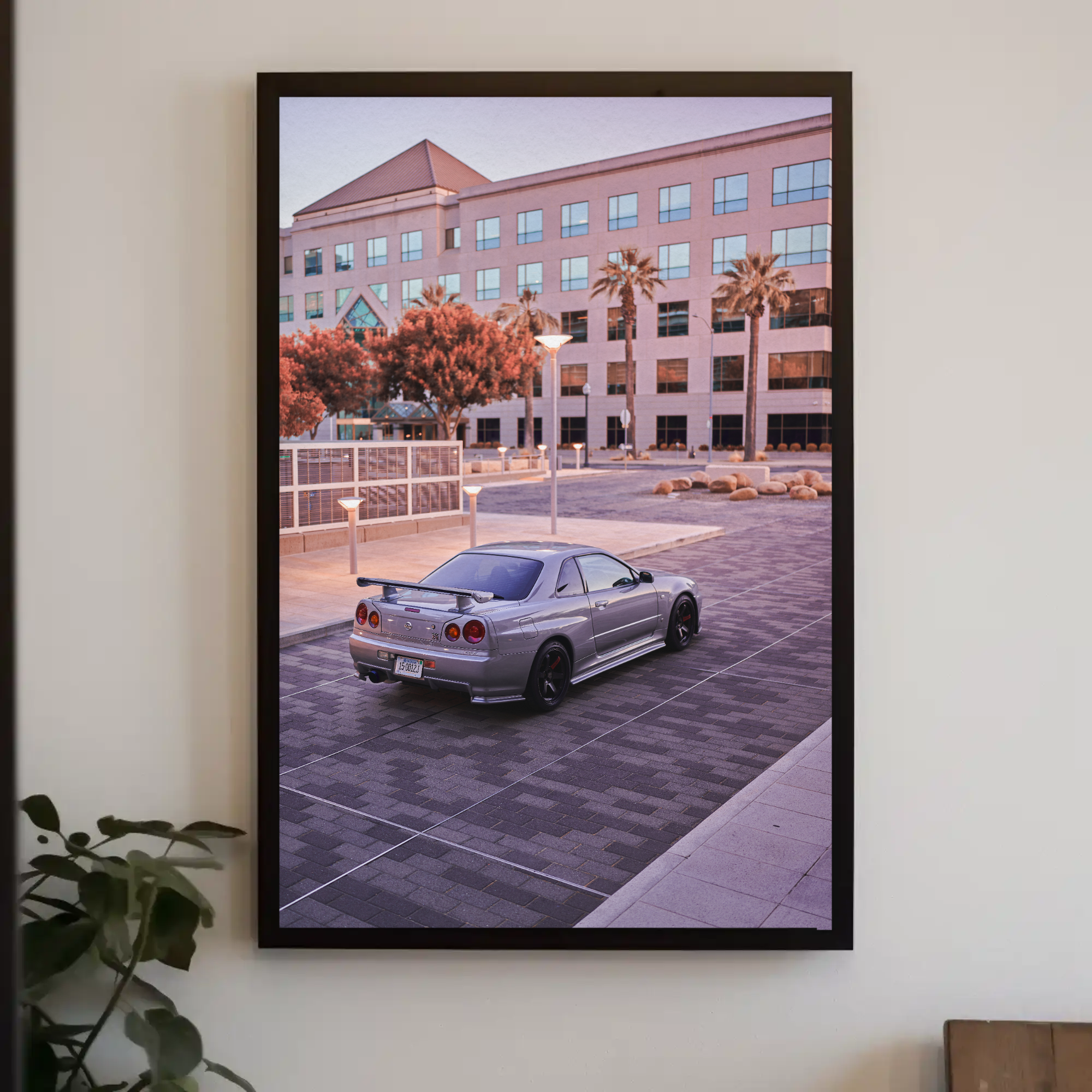 Nissan GTR R34 Skyline Automotive Car Poster #007 - Throttle Designs