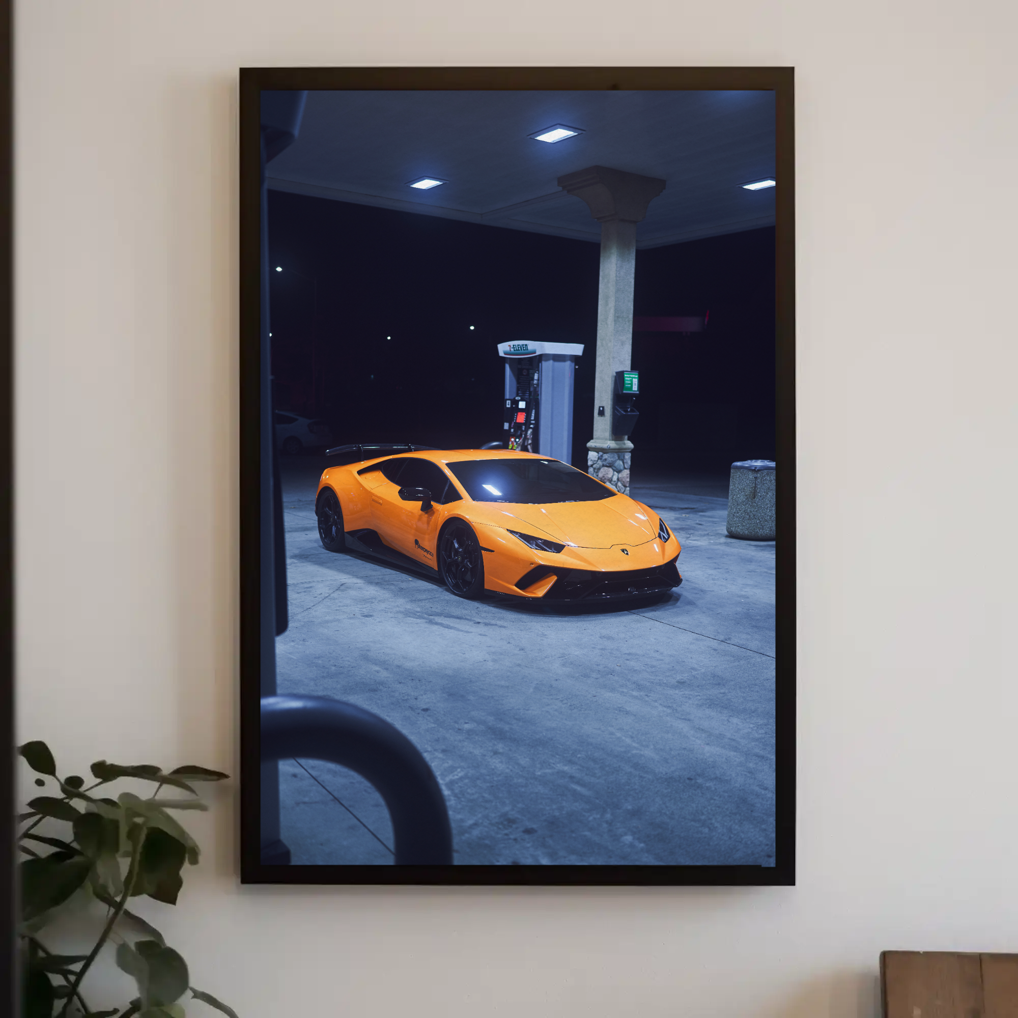 Lamborghini Huracan Automotive Car Poster #030 - Throttle Designs