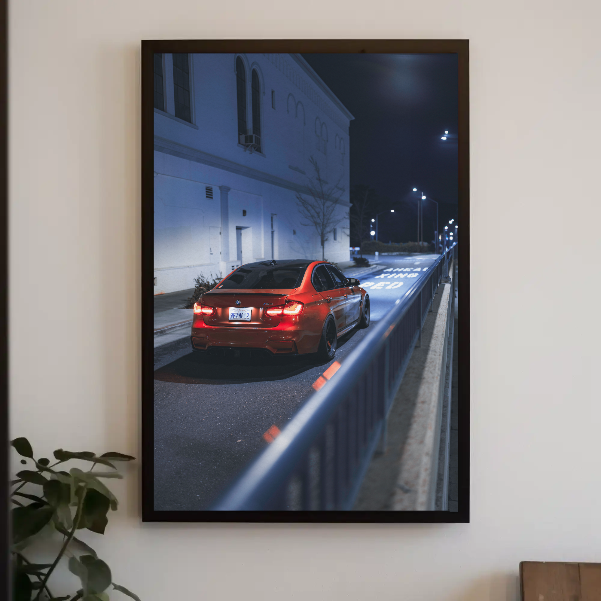 BMW F80 M3 Automotive Car Poster #003 - Throttle Designs