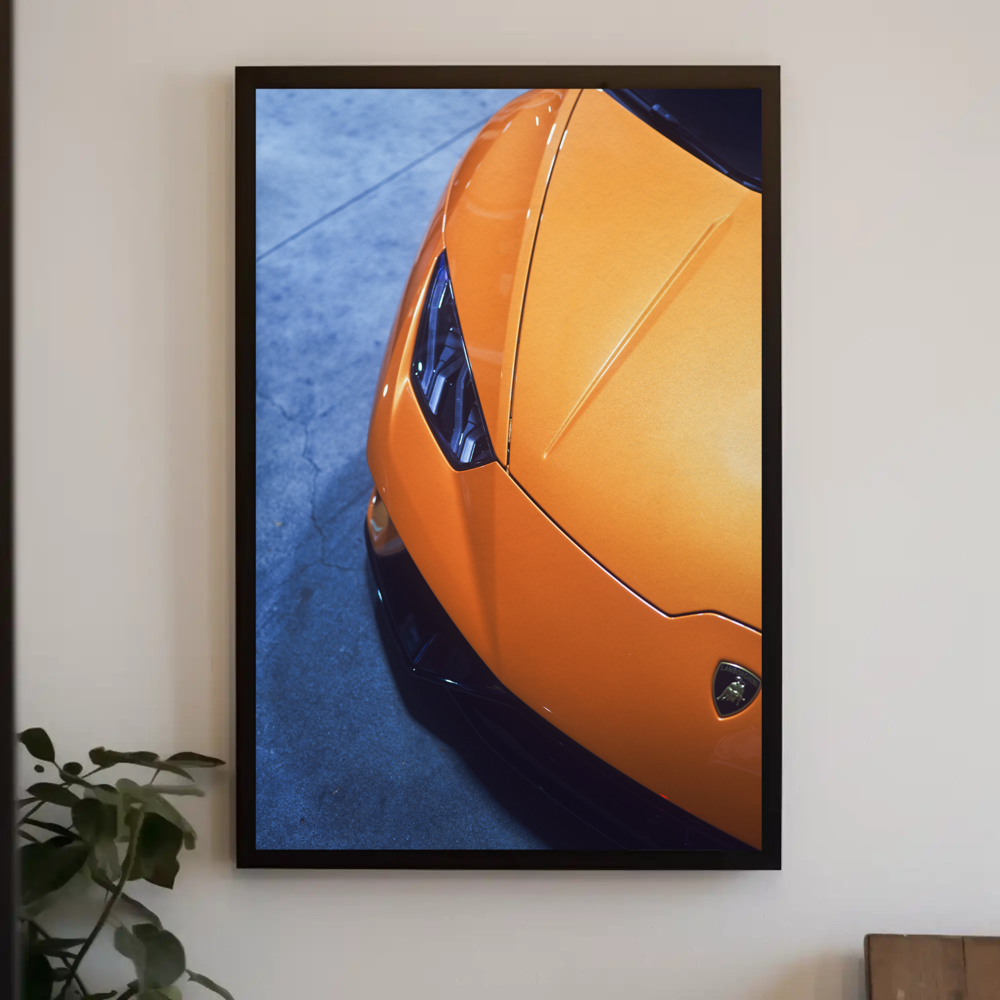 Lamborghini Huracan Automotive Car Poster #035 - Throttle Designs