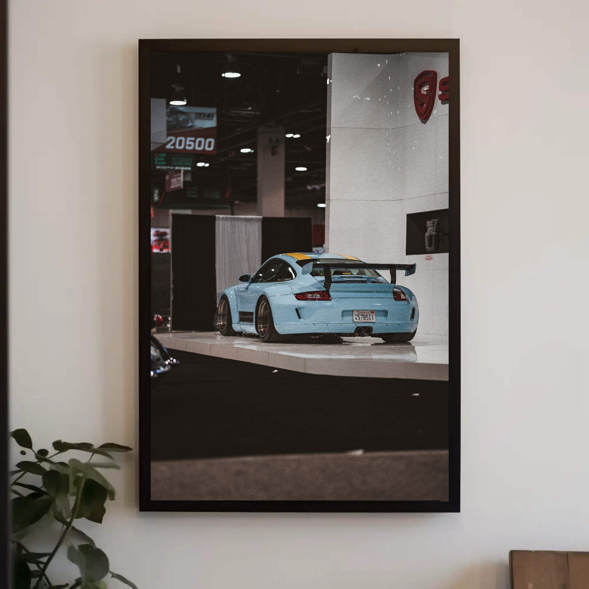 Porsche 911 Carrera 4 Automotive Car Poster #003 - Throttle Designs