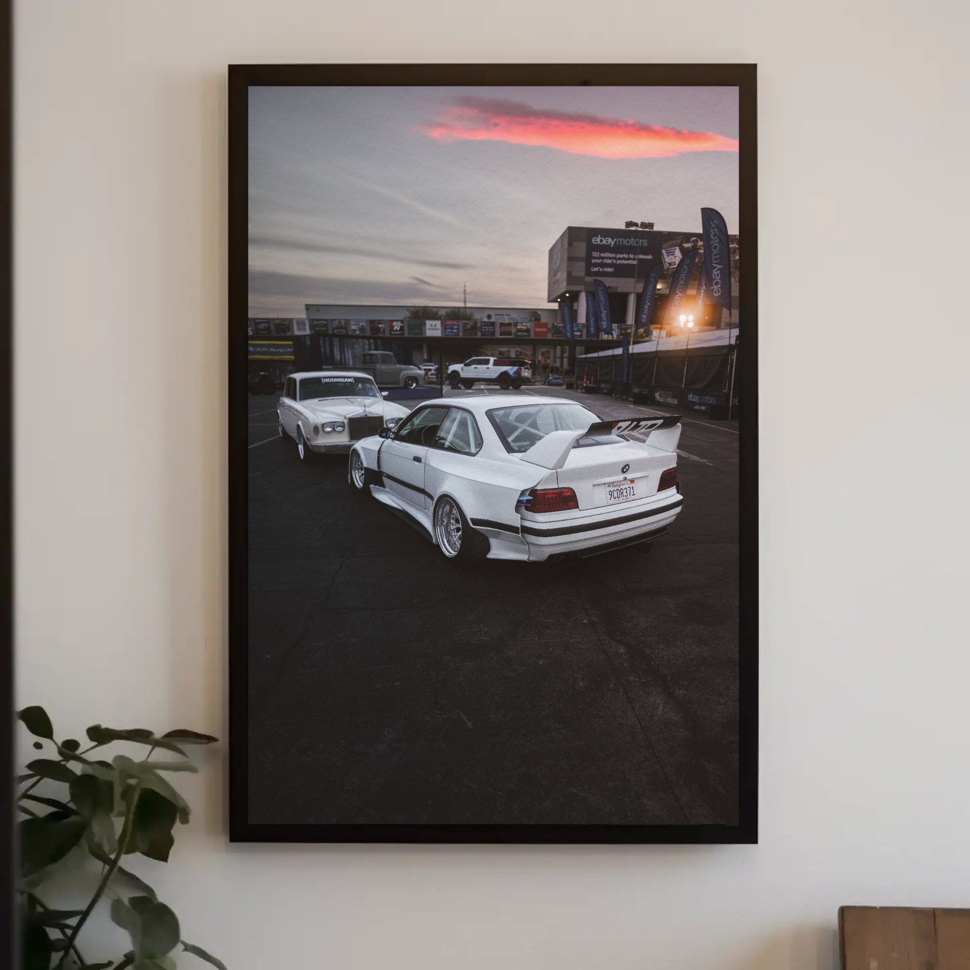 BMW E36 M3 Automotive Car Poster #002 - Throttle Designs