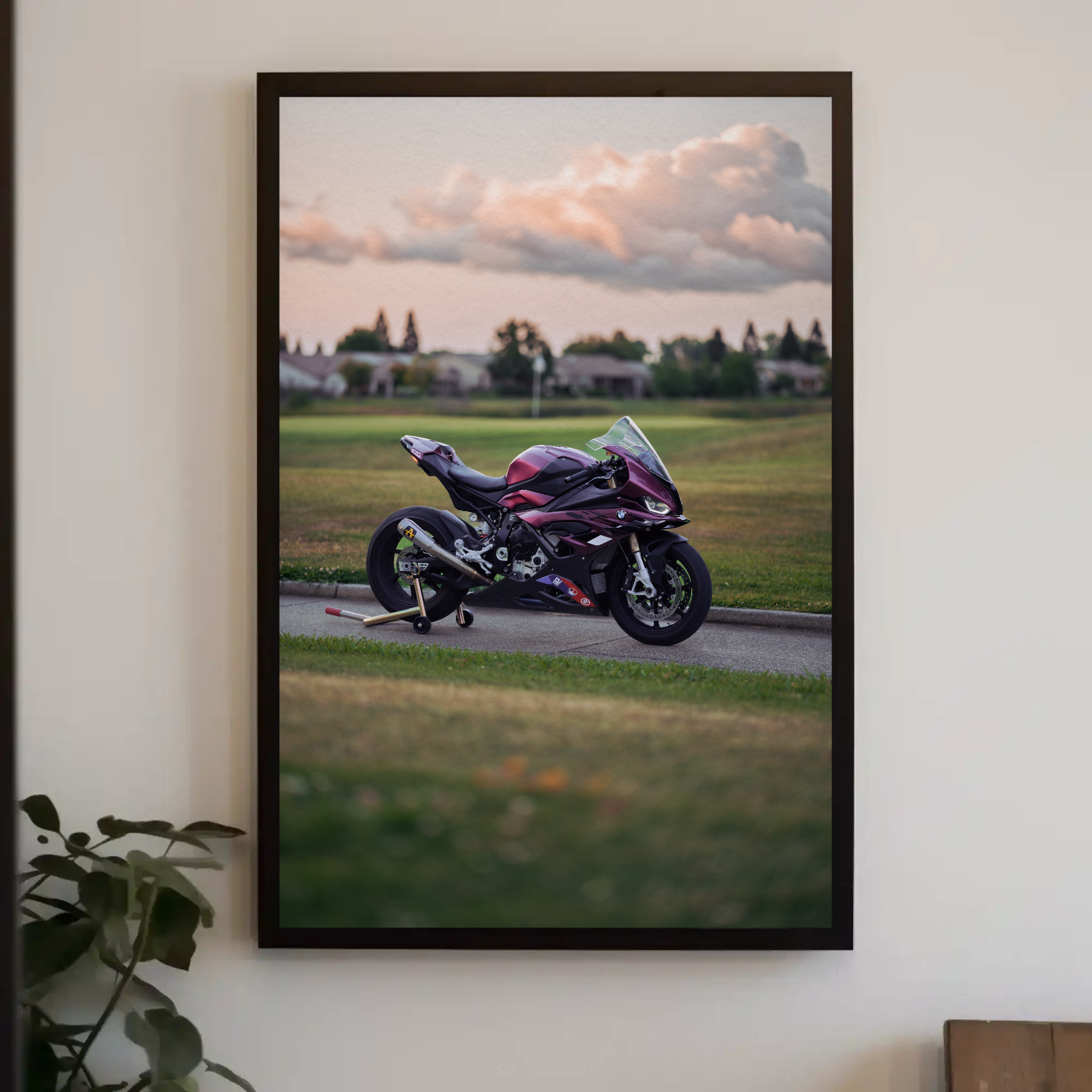 BMW S1000RR Motorcycle Poster #085 - Throttle Designs