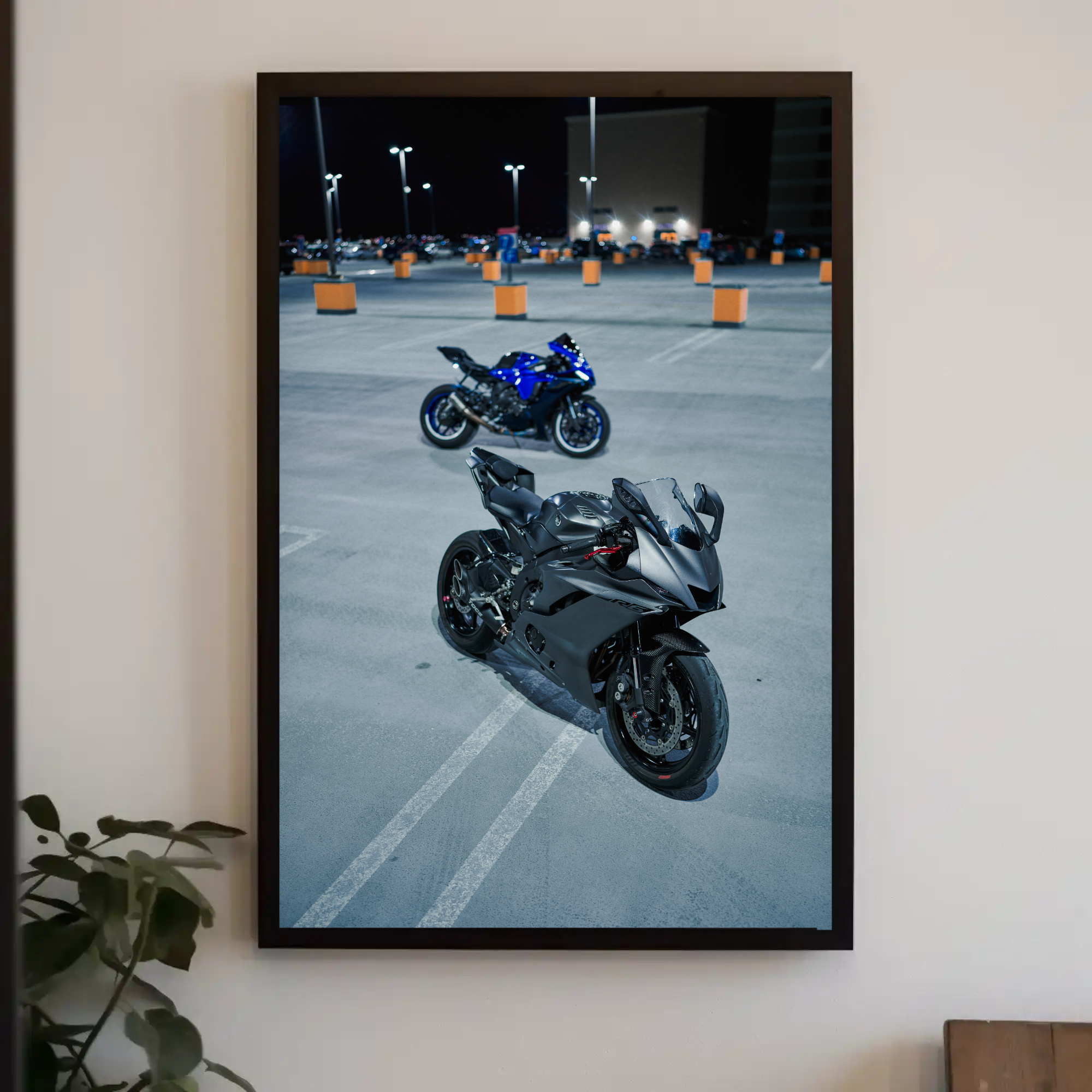 Yamaha R1 and R6 Motorcycle Poster #001 - Throttle Designs