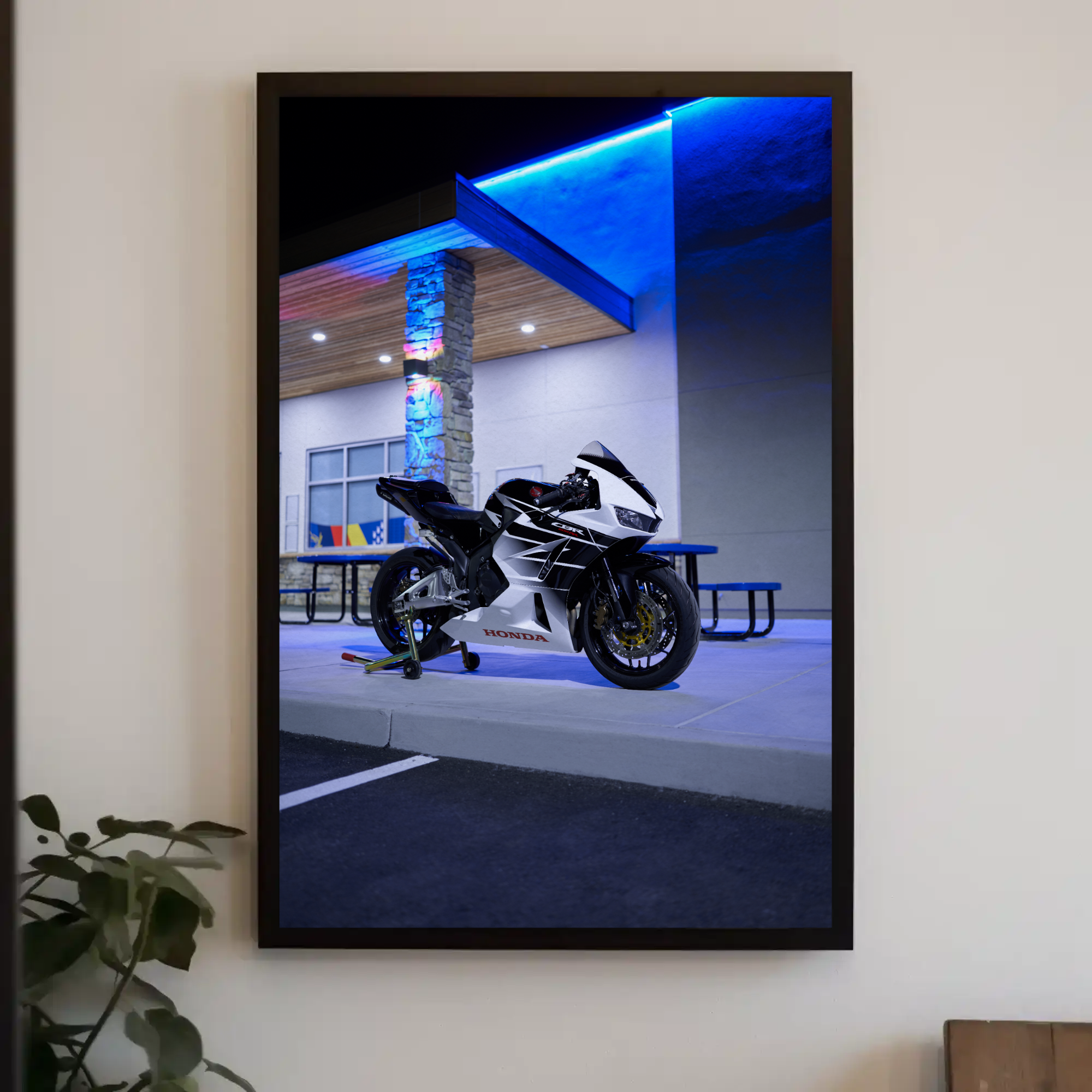 Honda CBR600RR Motorcycle Poster #007 - Throttle Designs