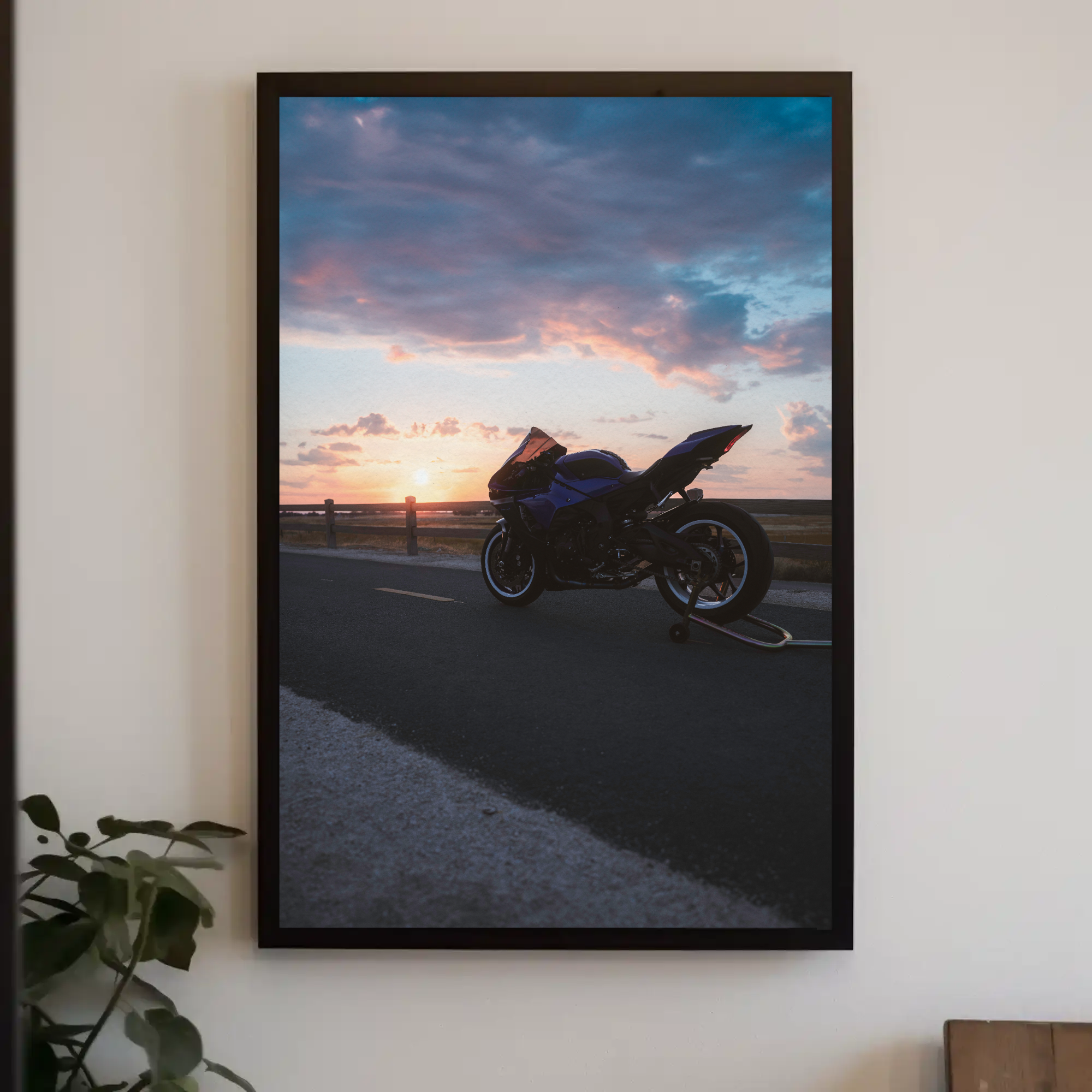 Yamaha R1 Motorcycle Poster #028 - Throttle Designs