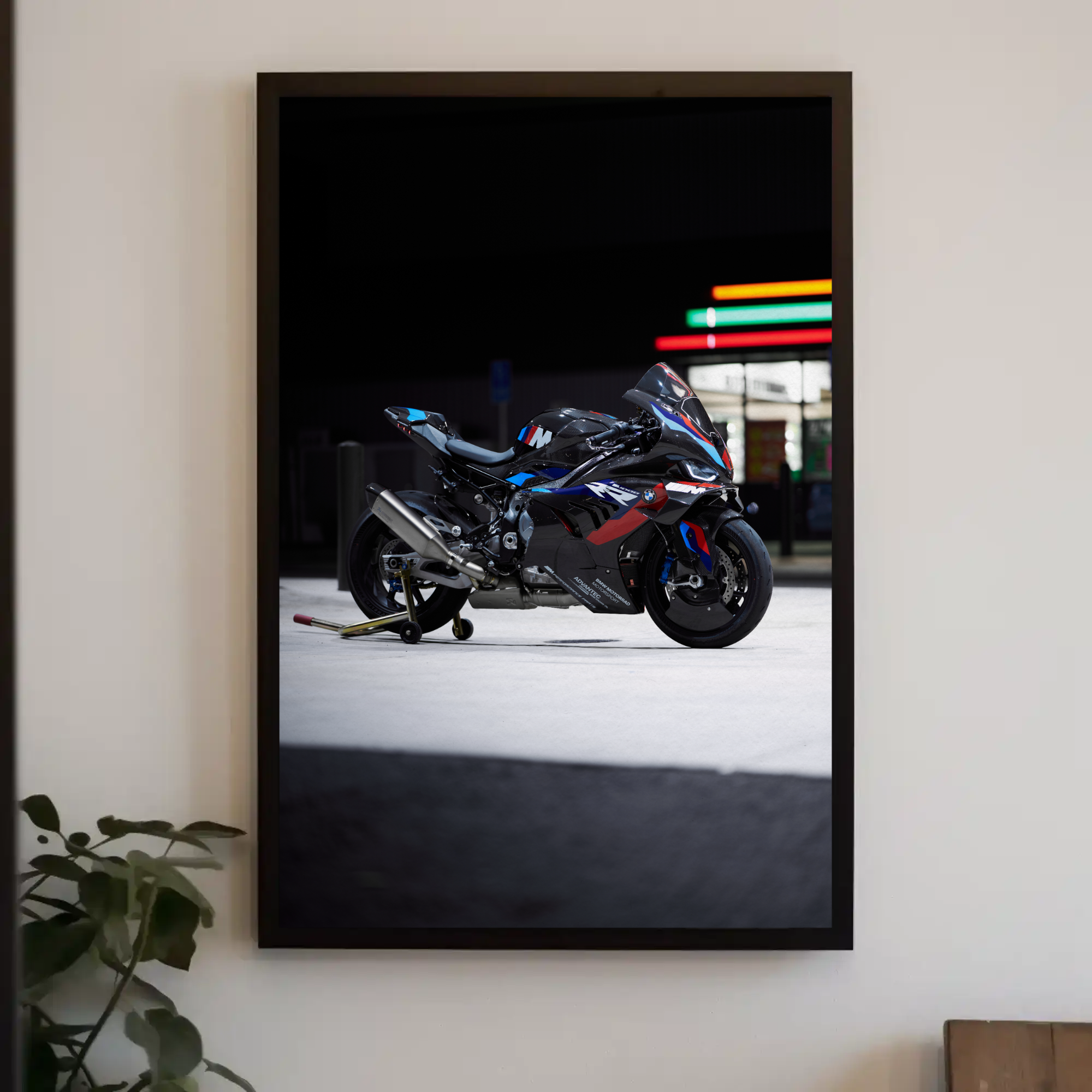 BMW M1000RR Motorcycle Poster #017 - Throttle Designs