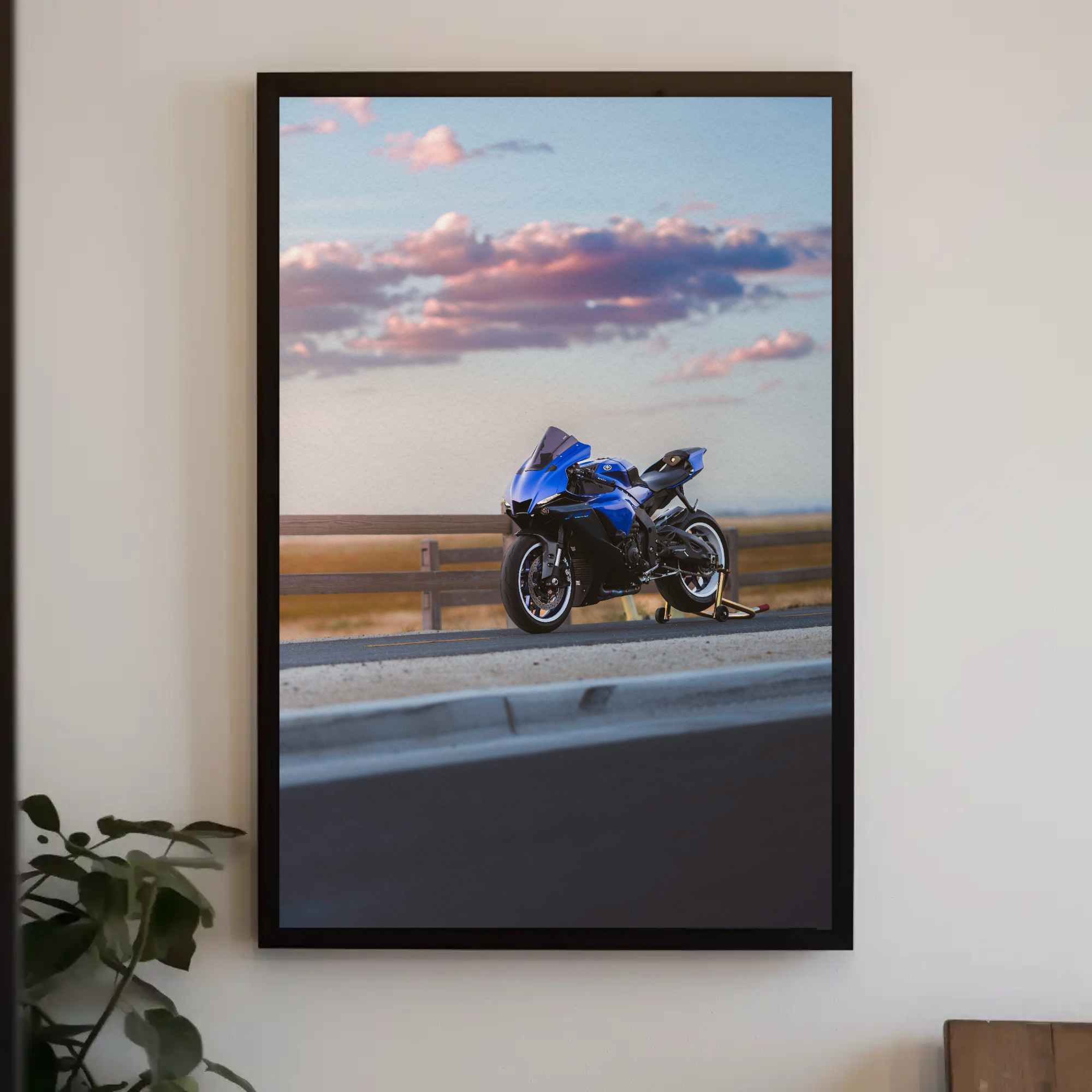 Yamaha R1 Motorcycle Poster #019 - Throttle Designs