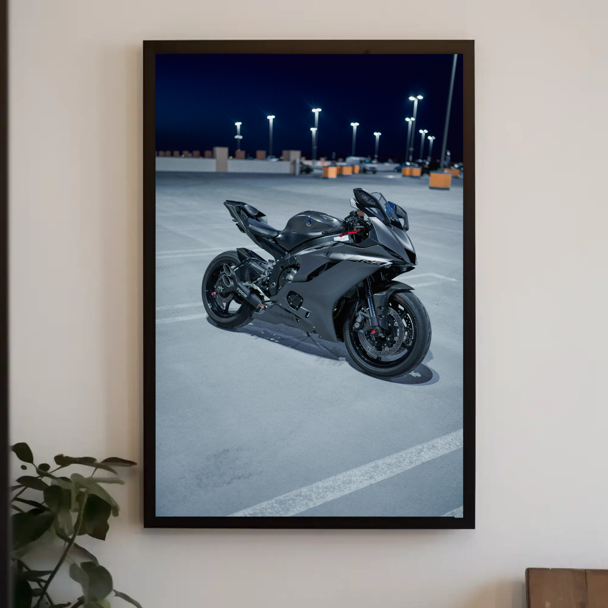 Yamaha R6 Motorcycle Poster #002 - Throttle Designs