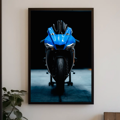 Yamaha R1 Motorcycle Poster #011 - Throttle Designs