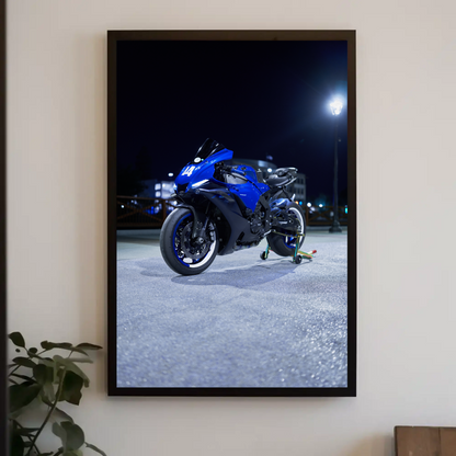 Yamaha R1 Motorcycle Poster #040 - Throttle Designs