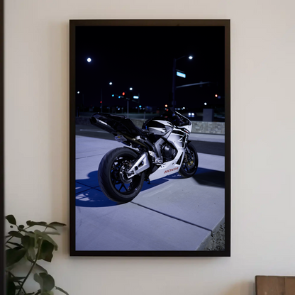 Honda CBR600RR Motorcycle Poster #005 - Throttle Designs