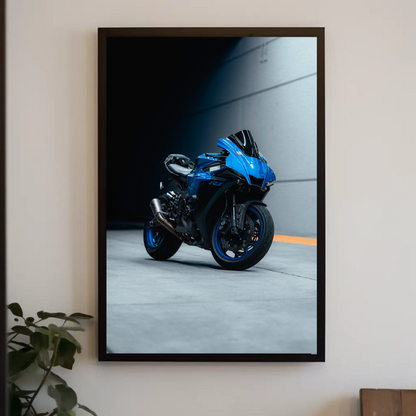 Yamaha R1 Motorcycle Poster #015 - Throttle Designs